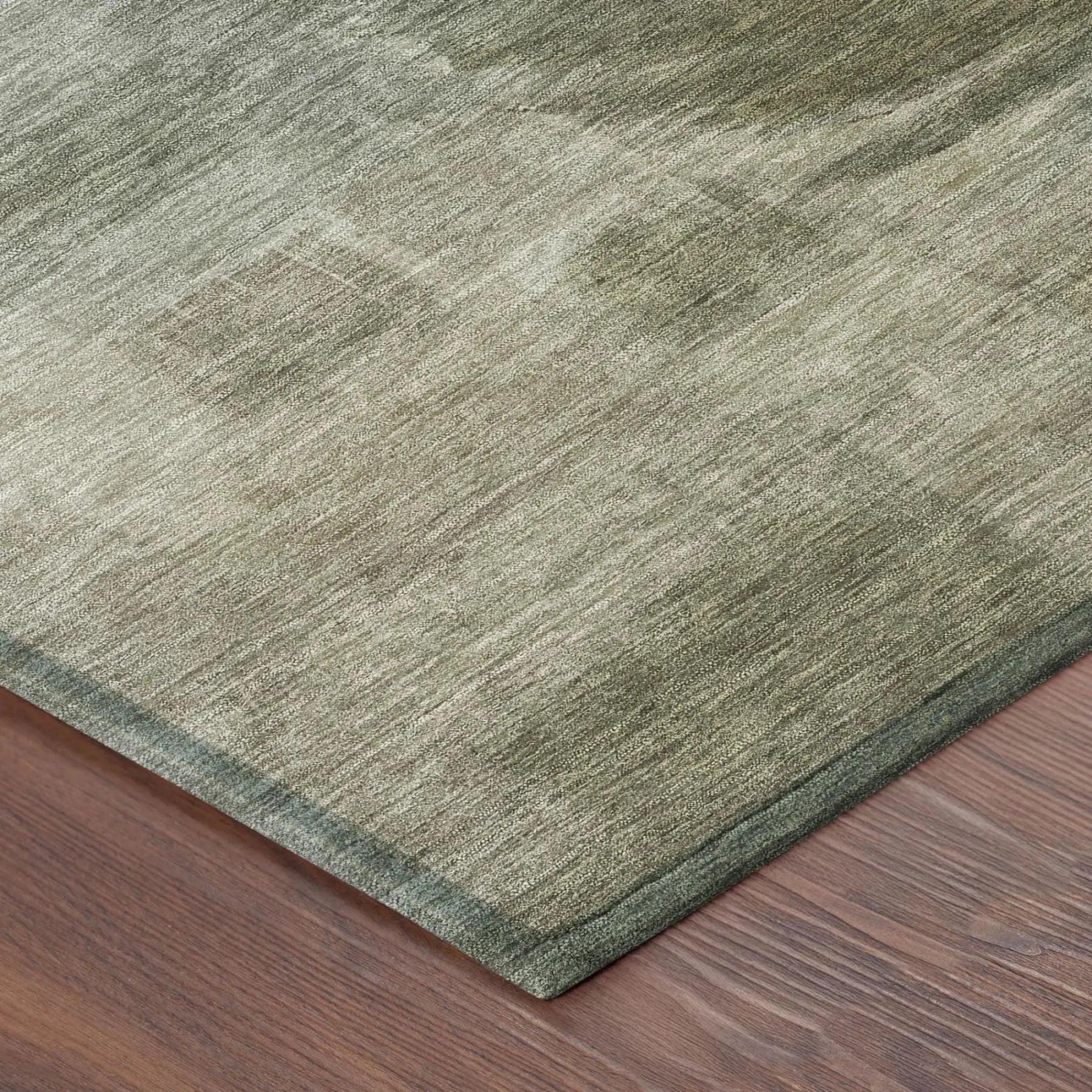 3' X 5' Khaki And Brown Botanical Leaves Washable Indoor Outdoor Area Rug Homeroots Outdoor