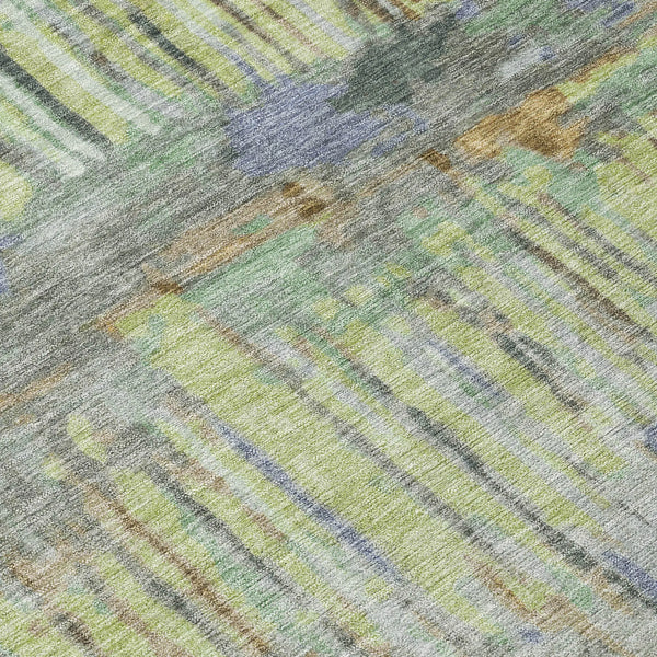 3' X 5' Khaki And Taupe Abstract Washable Indoor Outdoor Area Rug Homeroots Outdoor
