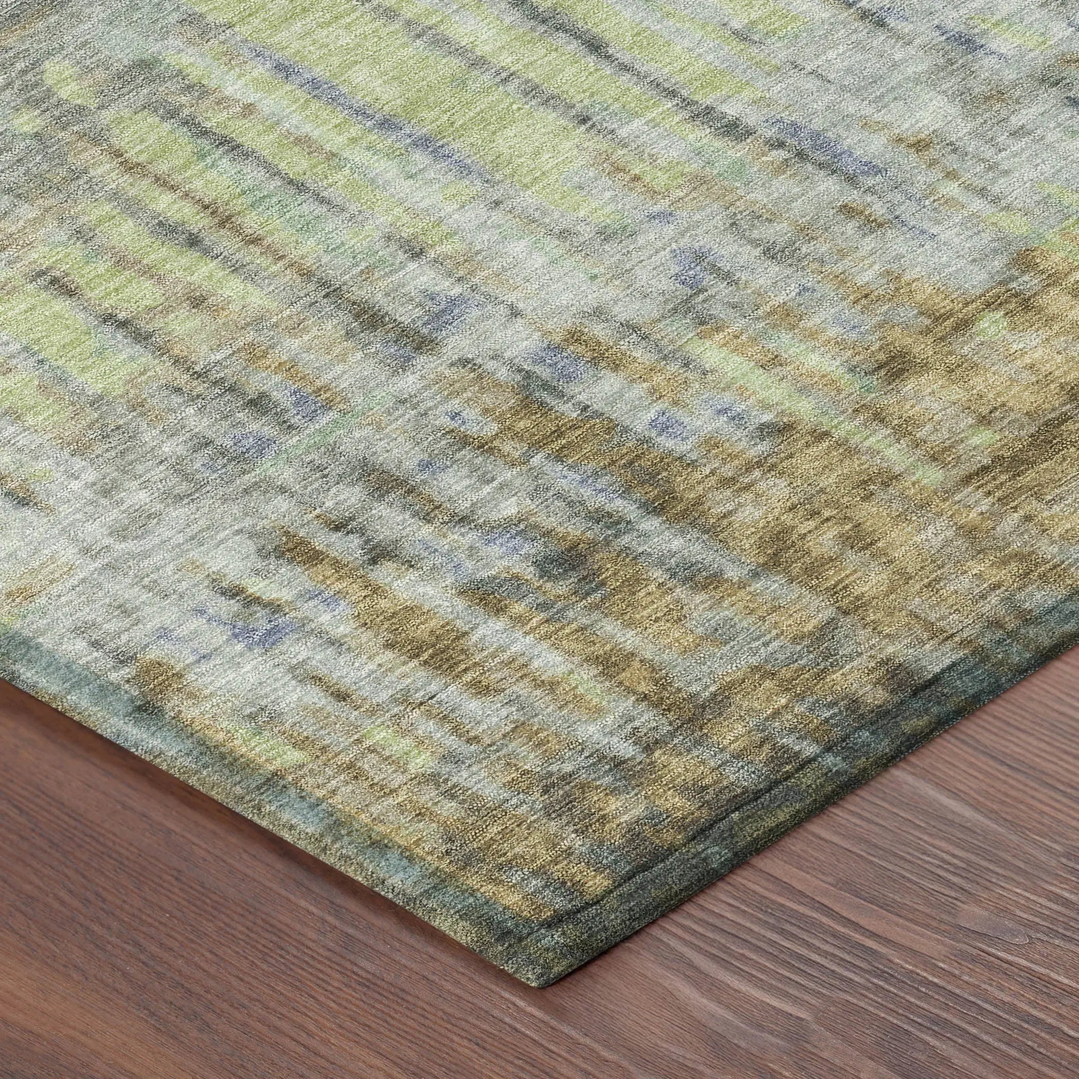 3' X 5' Khaki And Taupe Abstract Washable Indoor Outdoor Area Rug Homeroots Outdoor