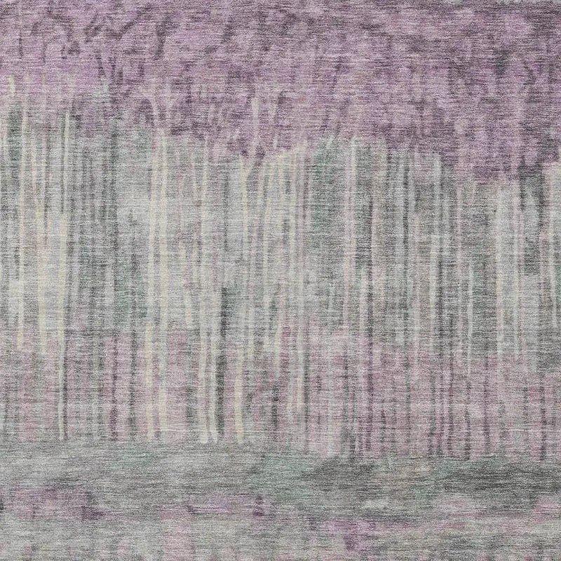 3' X 5' Lavender And Plum Abstract Washable Indoor Outdoor Area Rug Homeroots Outdoor