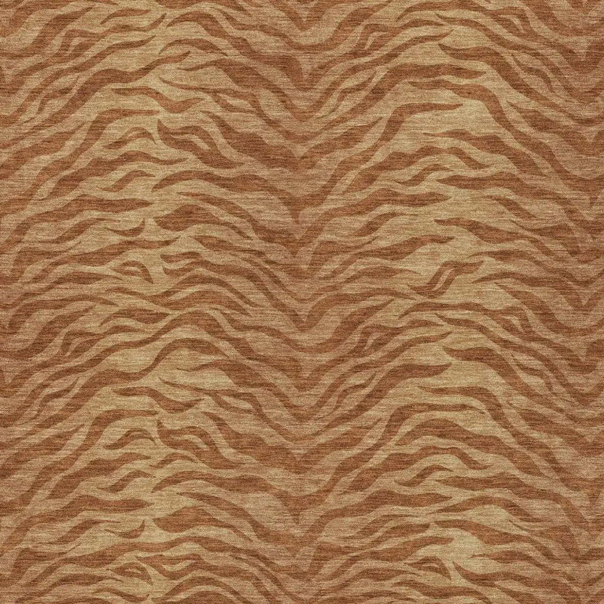 3' X 5' Orange And Copper Animal Print Washable Indoor Outdoor Area Rug Homeroots Outdoor