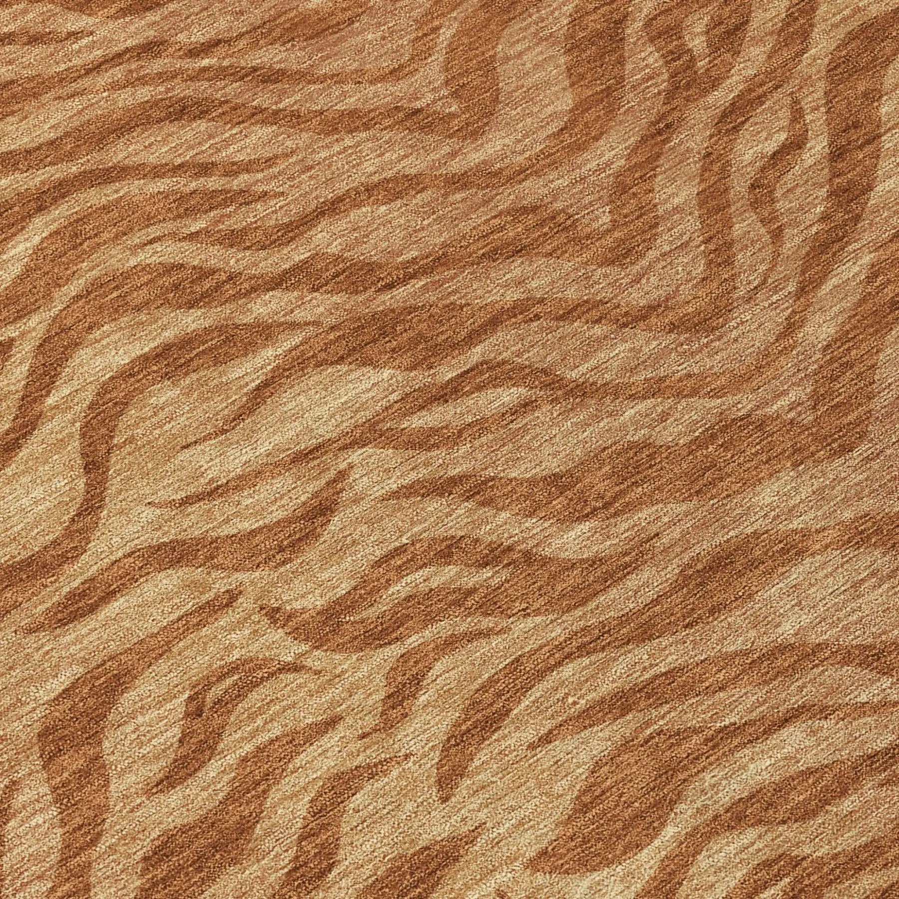 3' X 5' Orange And Copper Animal Print Washable Indoor Outdoor Area Rug Homeroots Outdoor