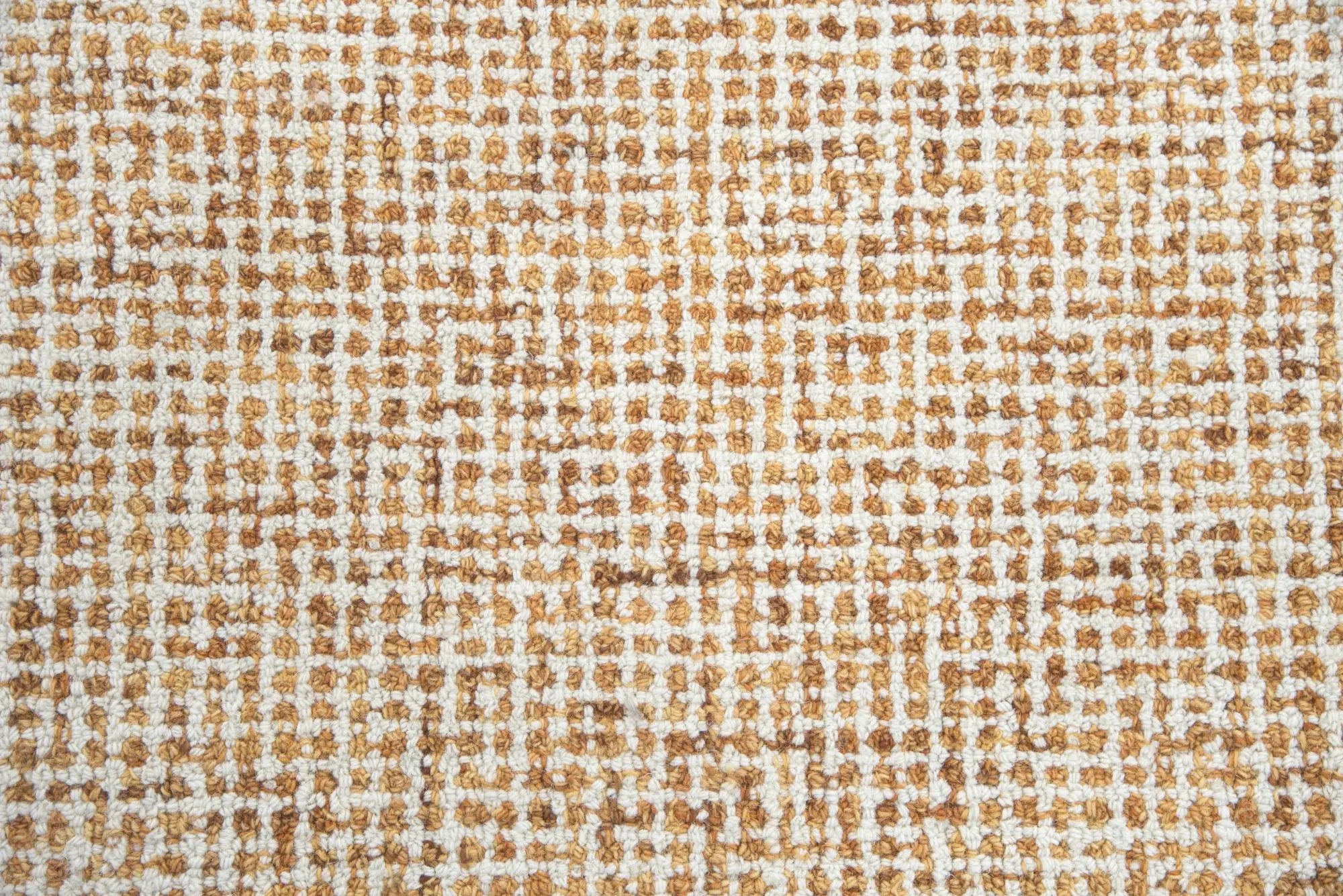3' X 5' Orange And Ivory Wool Hand Tufted Area Rug Homeroots Home Decor