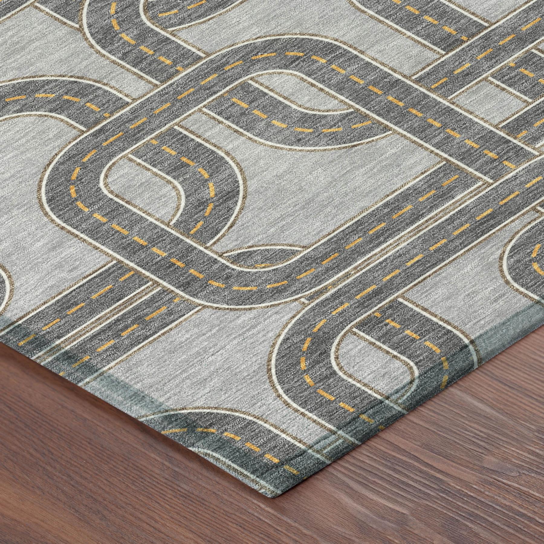 3' X 5' Pewter And Gray Geometric Washable Indoor Outdoor Area Rug Homeroots Outdoor
