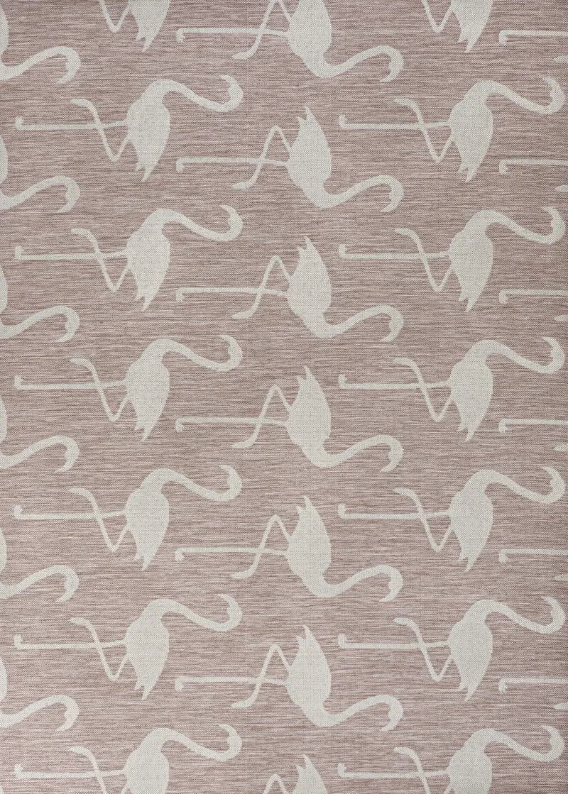 3' X 5' Pink And Cream Animal Print Indoor Outdoor Area Rug Homeroots Outdoor