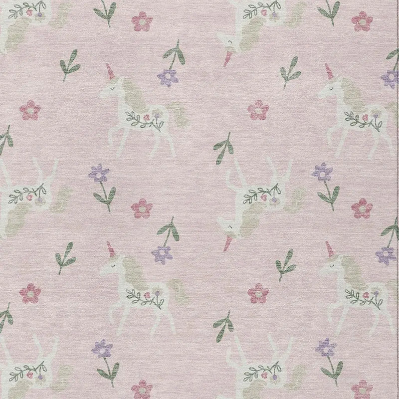 3' X 5' Pink And Ivory Floral Washable Indoor Outdoor Area Rug Homeroots Outdoor