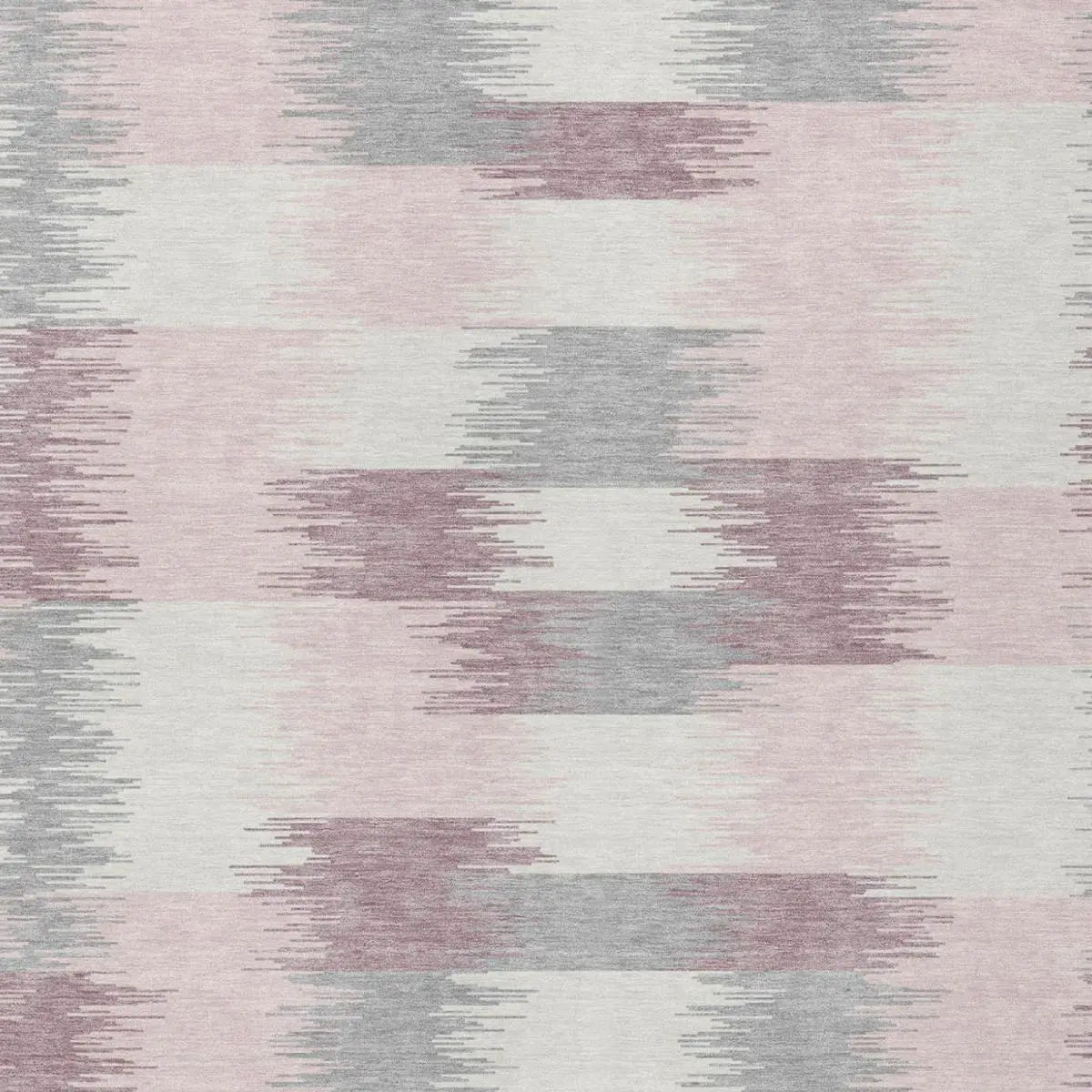 3' X 5' Pink And Linen Geometric Washable Indoor Outdoor Area Rug Homeroots Outdoor