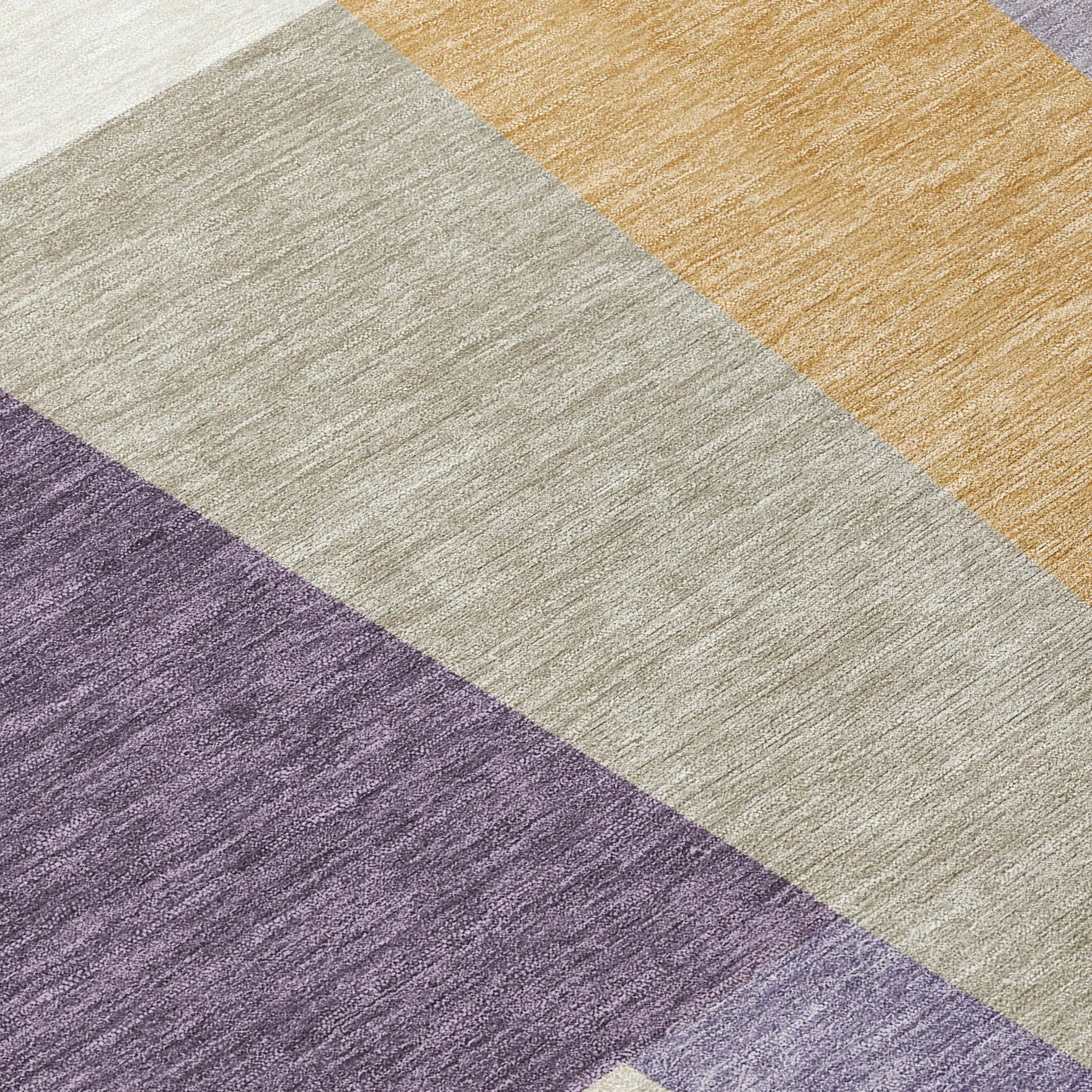 3' X 5' Plum And Lavender Geometric Washable Indoor Outdoor Area Rug Homeroots Outdoor