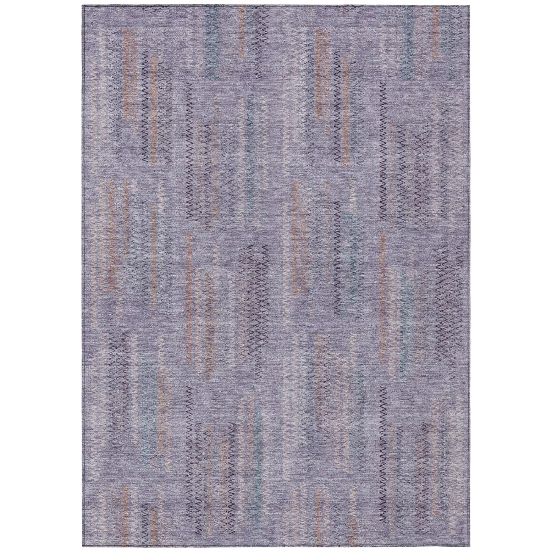 3' X 5' Plum And Purple Abstract Washable Indoor Outdoor Area Rug Homeroots Outdoor