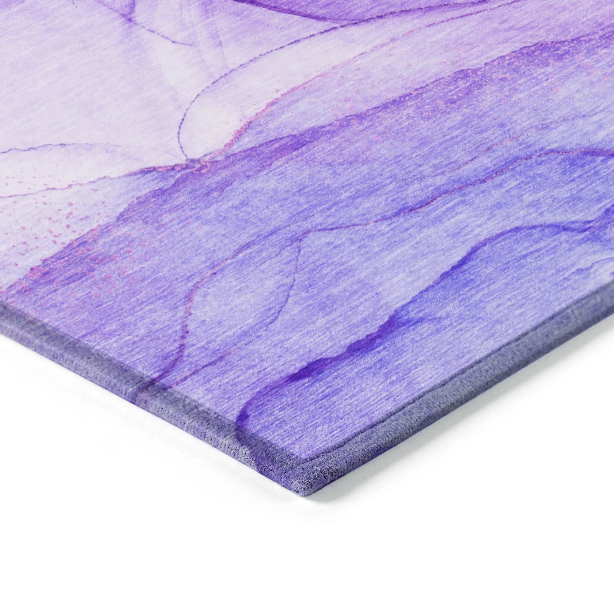 3' X 5' Purple Abstract Washable Non Skid Indoor Outdoor Area Rug Homeroots Outdoor