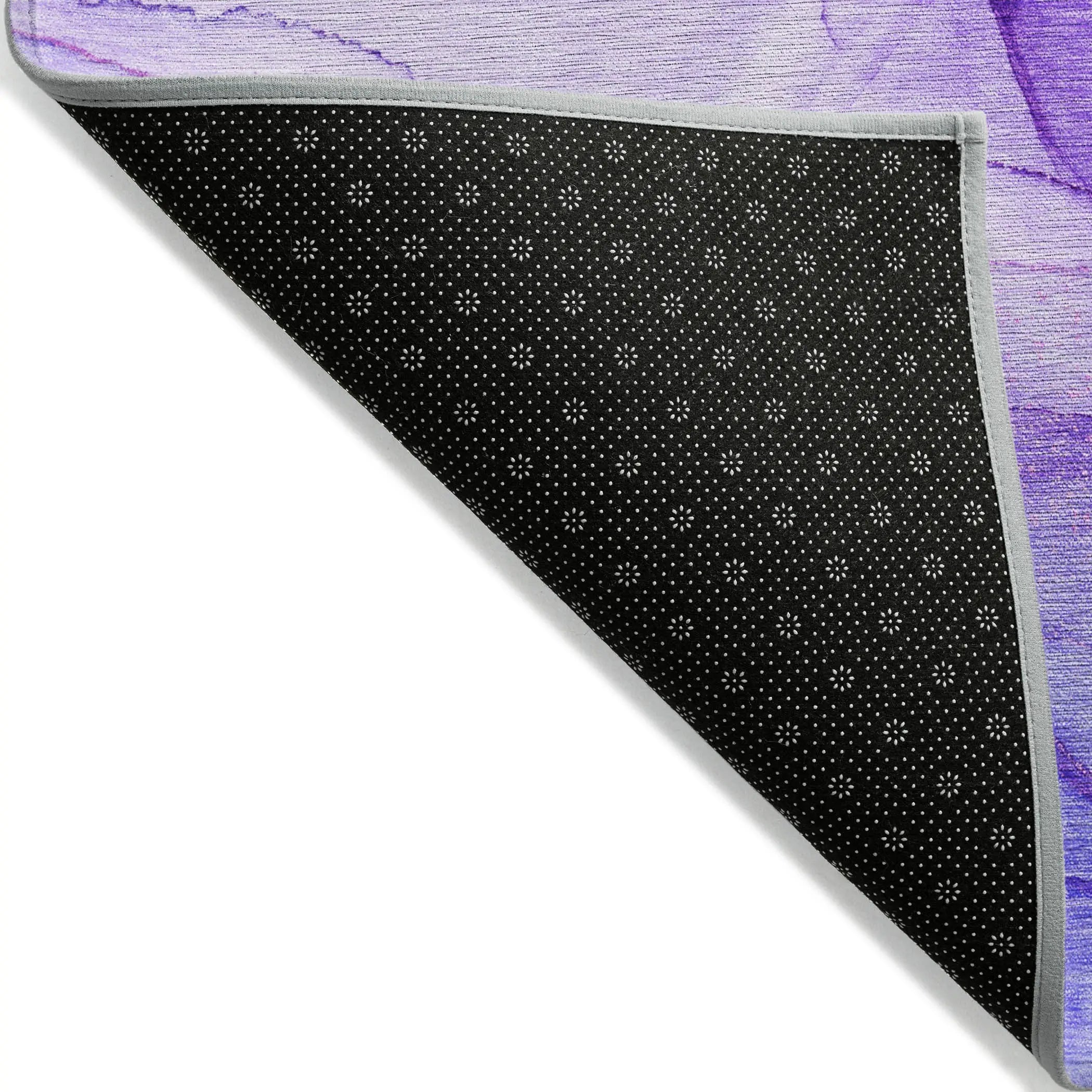 3' X 5' Purple Abstract Washable Non Skid Indoor Outdoor Area Rug Homeroots Outdoor