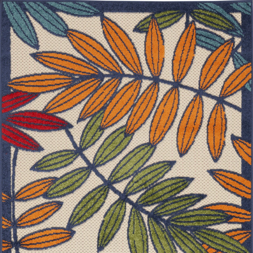 3' X 5' Red And Ivory Indoor Outdoor Area Rug - GreatEagleInc