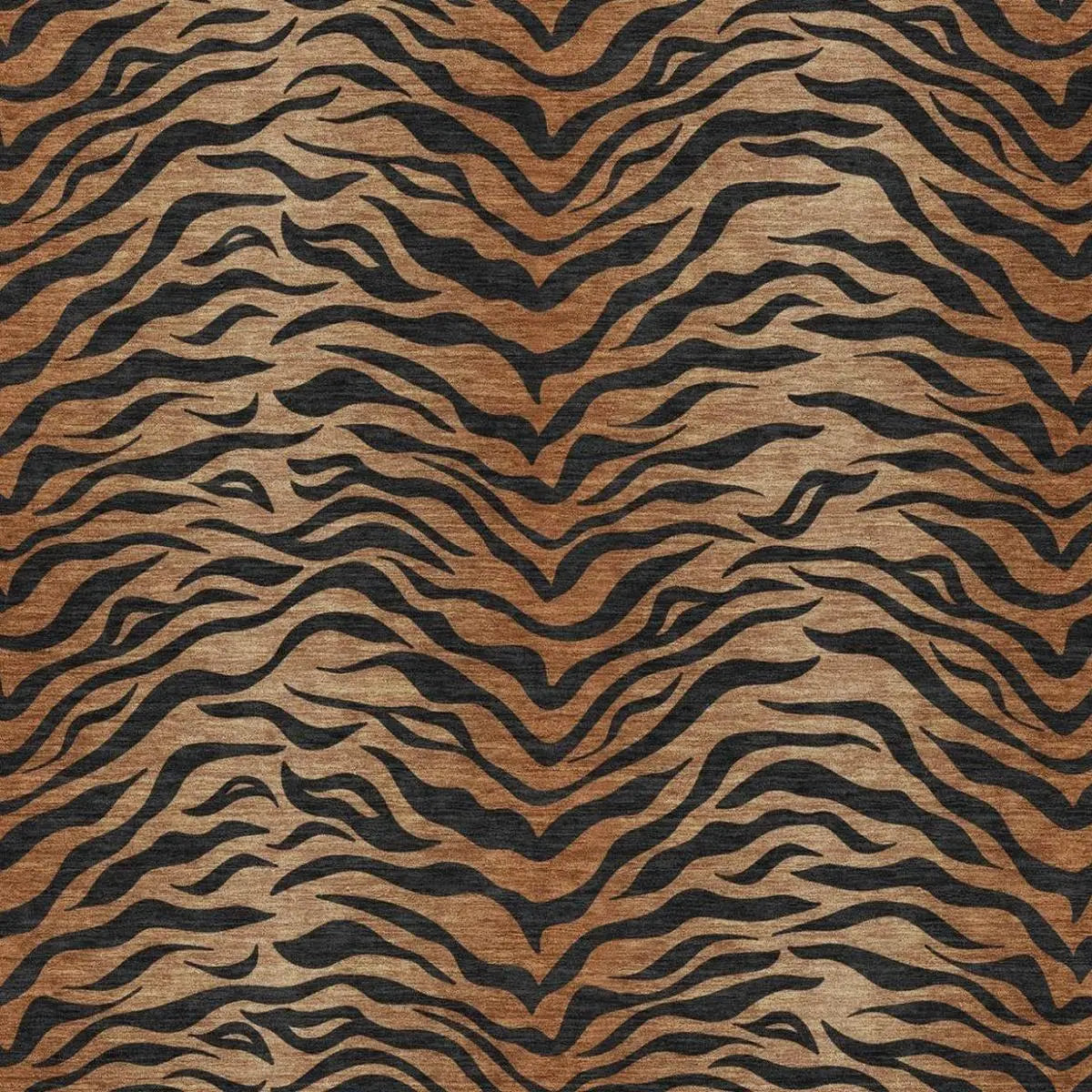 3' X 5' Rust And Orange Animal Print Washable Indoor Outdoor Area Rug Homeroots Outdoor