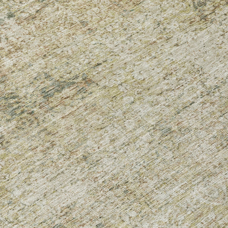 3' X 5' Sage And Beige Abstract Washable Indoor Outdoor Area Rug Homeroots Outdoor