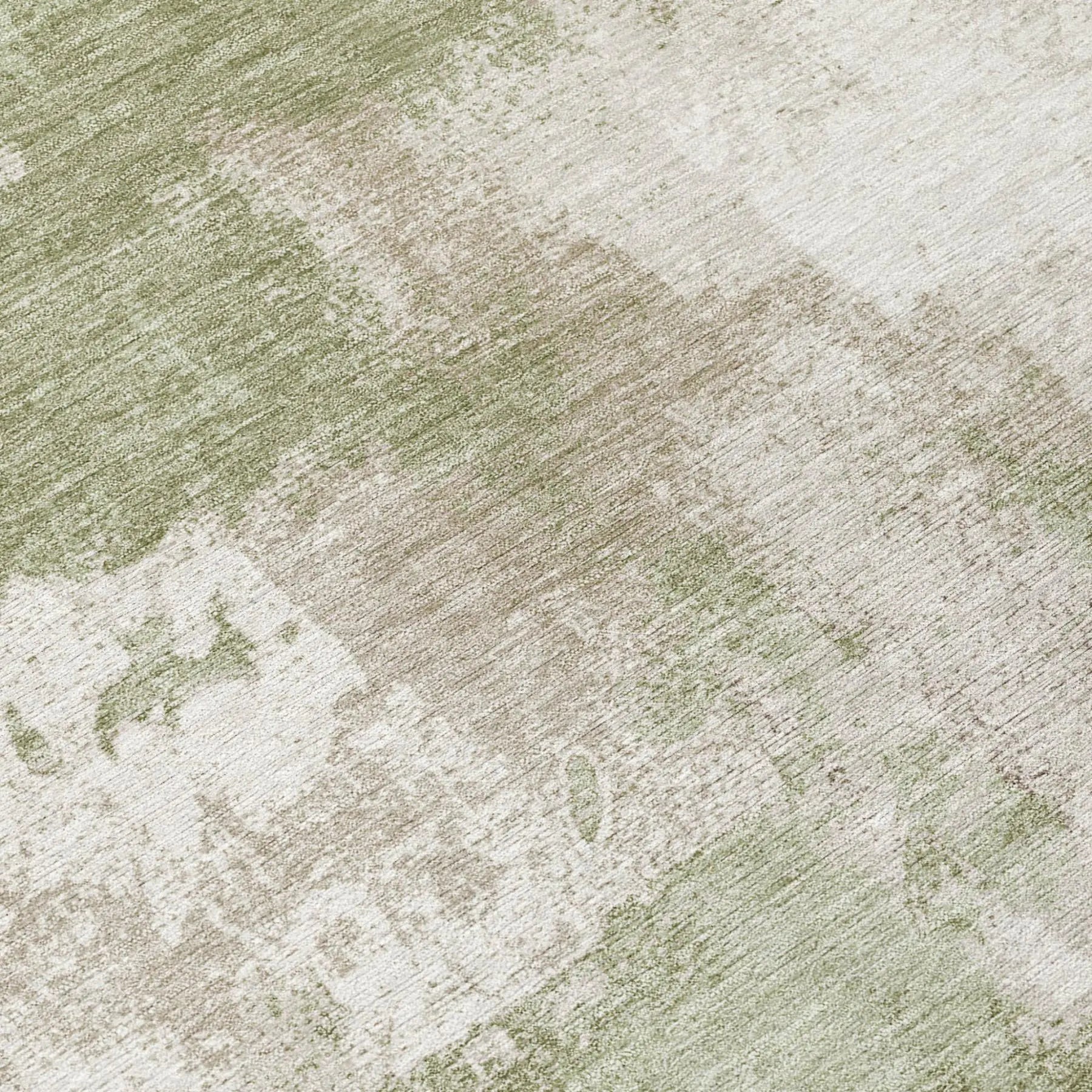 3' X 5' Sage And Green Abstract Washable Indoor Outdoor Area Rug Homeroots Outdoor