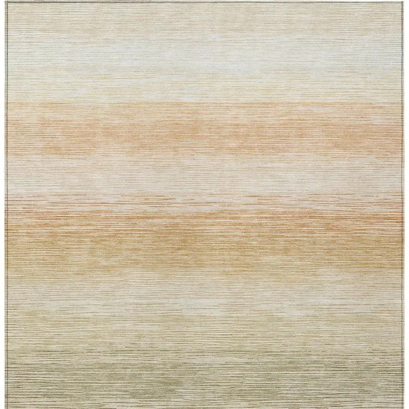 3' X 5' Sage And Green Striped Washable Indoor Outdoor Area Rug Homeroots Outdoor