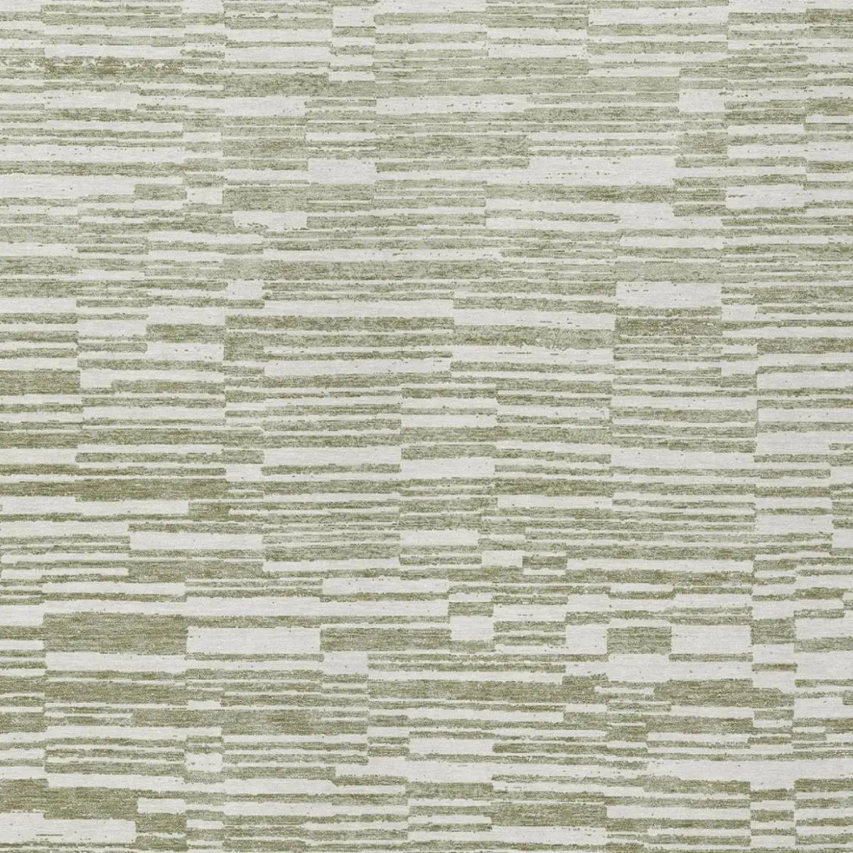 3' X 5' Sage And Green Striped Washable Indoor Outdoor Area Rug Homeroots Outdoor
