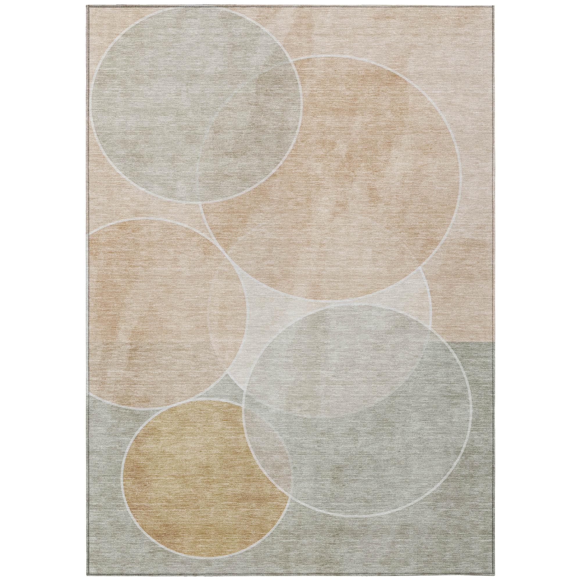 3' X 5' Salmon And Orange Geometric Washable Indoor Outdoor Area Rug Homeroots Outdoor