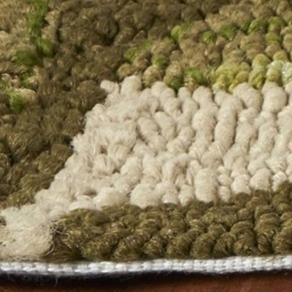 3' X 5' Sand Floral Handmade Indoor Outdoor Area Rug Homeroots Outdoor