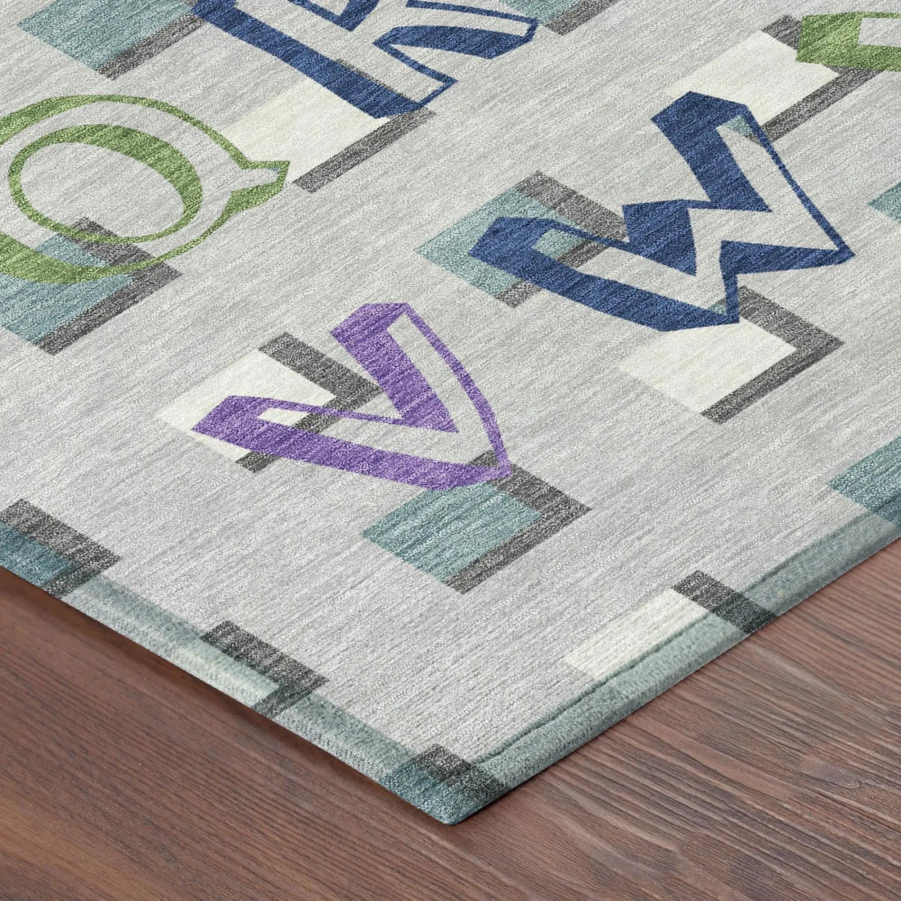 3' X 5' Silver And Gray Geometric Washable Indoor Outdoor Area Rug Homeroots Outdoor