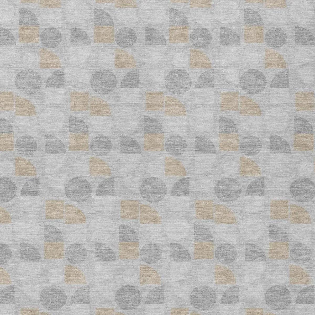 3' X 5' Silver And Gray Geometric Washable Indoor Outdoor Area Rug Homeroots Outdoor
