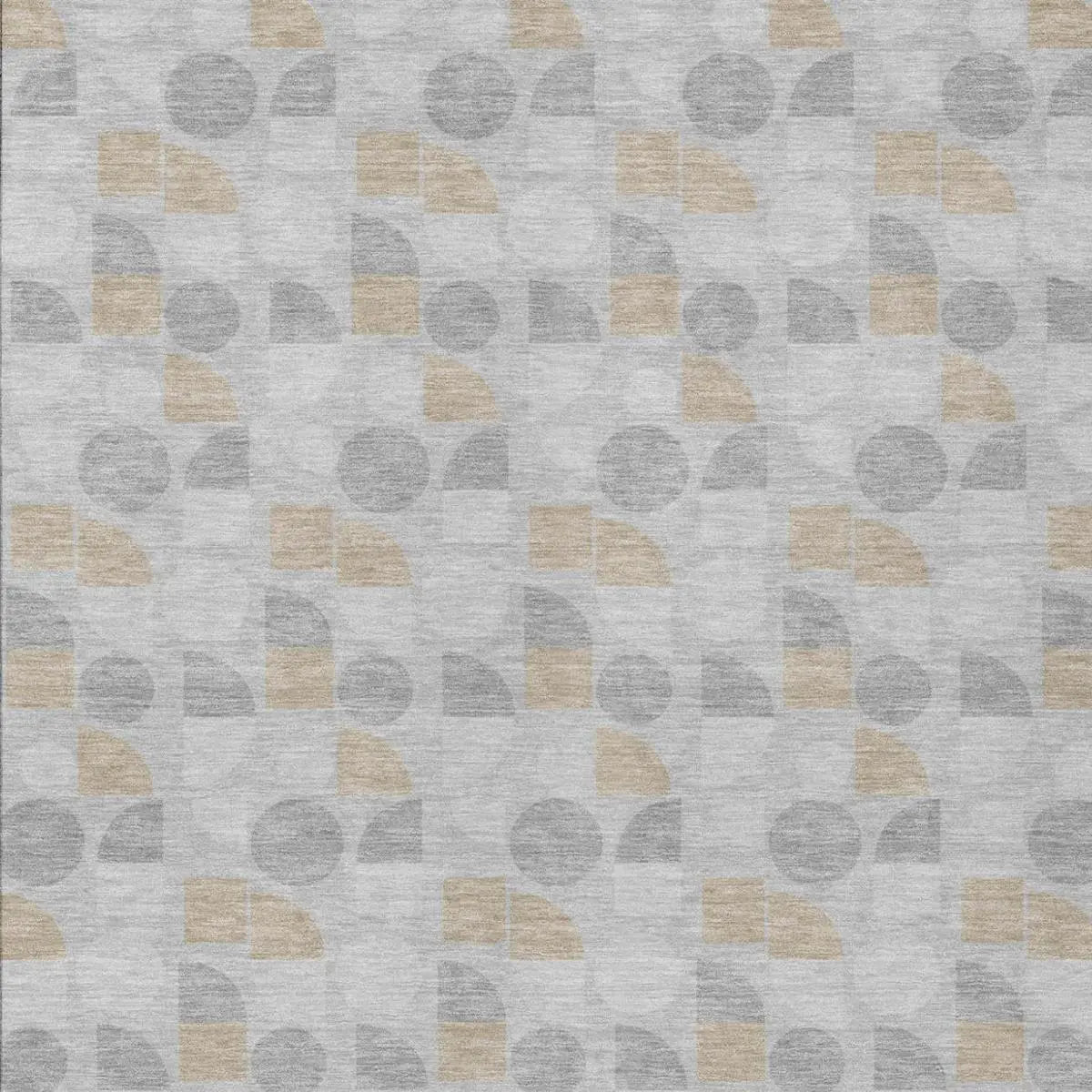 3' X 5' Silver And Gray Geometric Washable Indoor Outdoor Area Rug Homeroots Outdoor