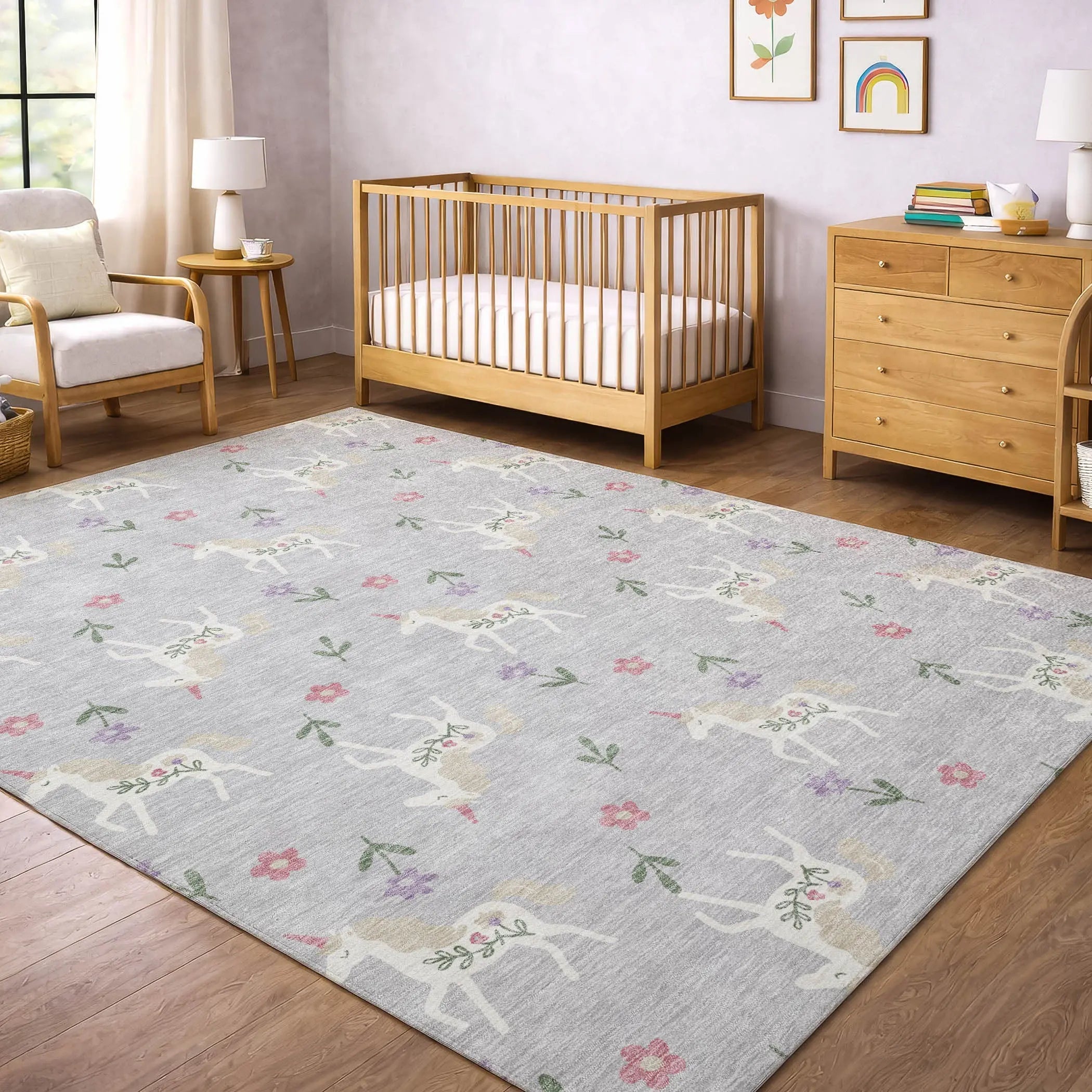 3' X 5' Silver And Ivory Floral Washable Indoor Outdoor Area Rug Homeroots Outdoor