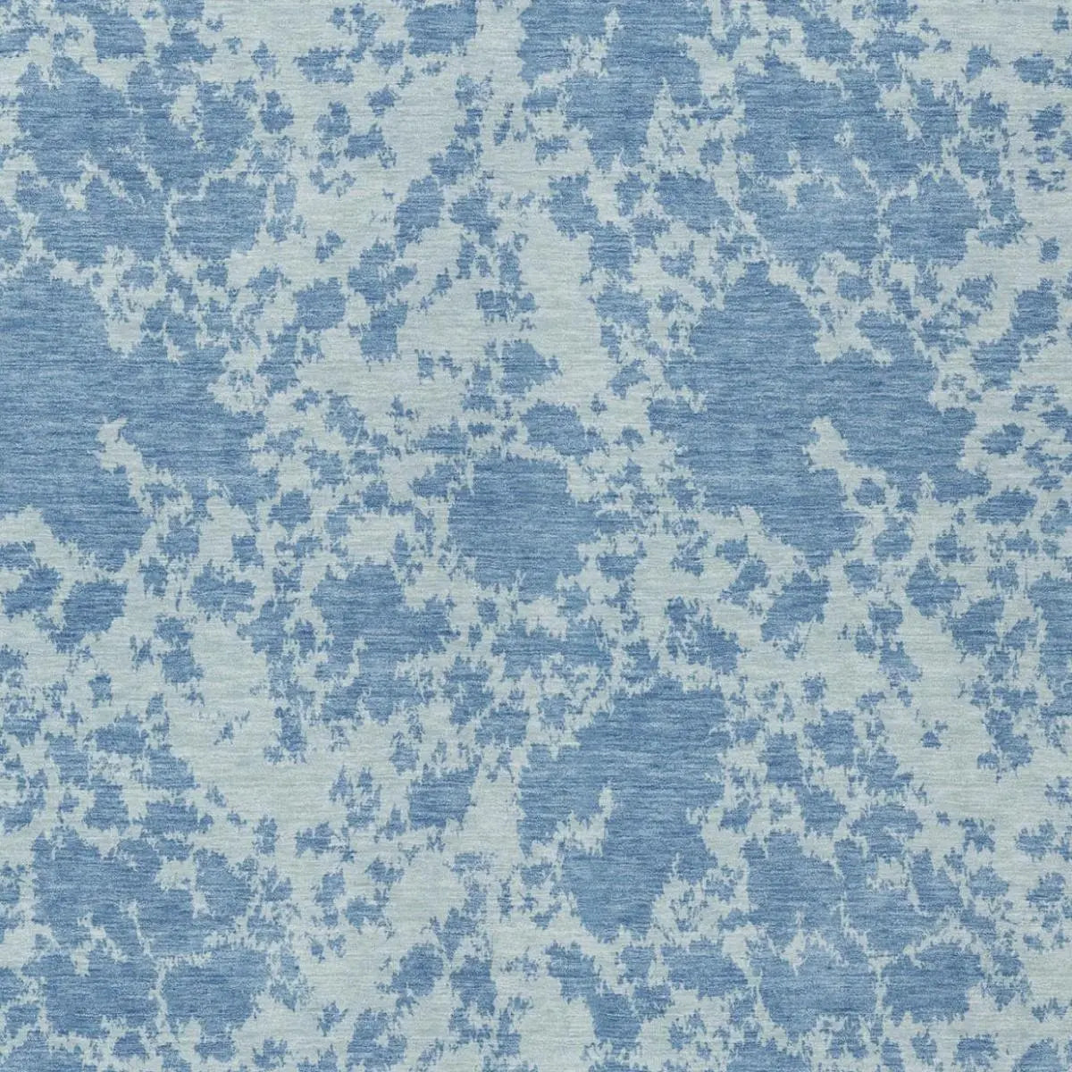 3' X 5' Sky Blue And Blue Abstract Washable Indoor Outdoor Area Rug Homeroots Outdoor