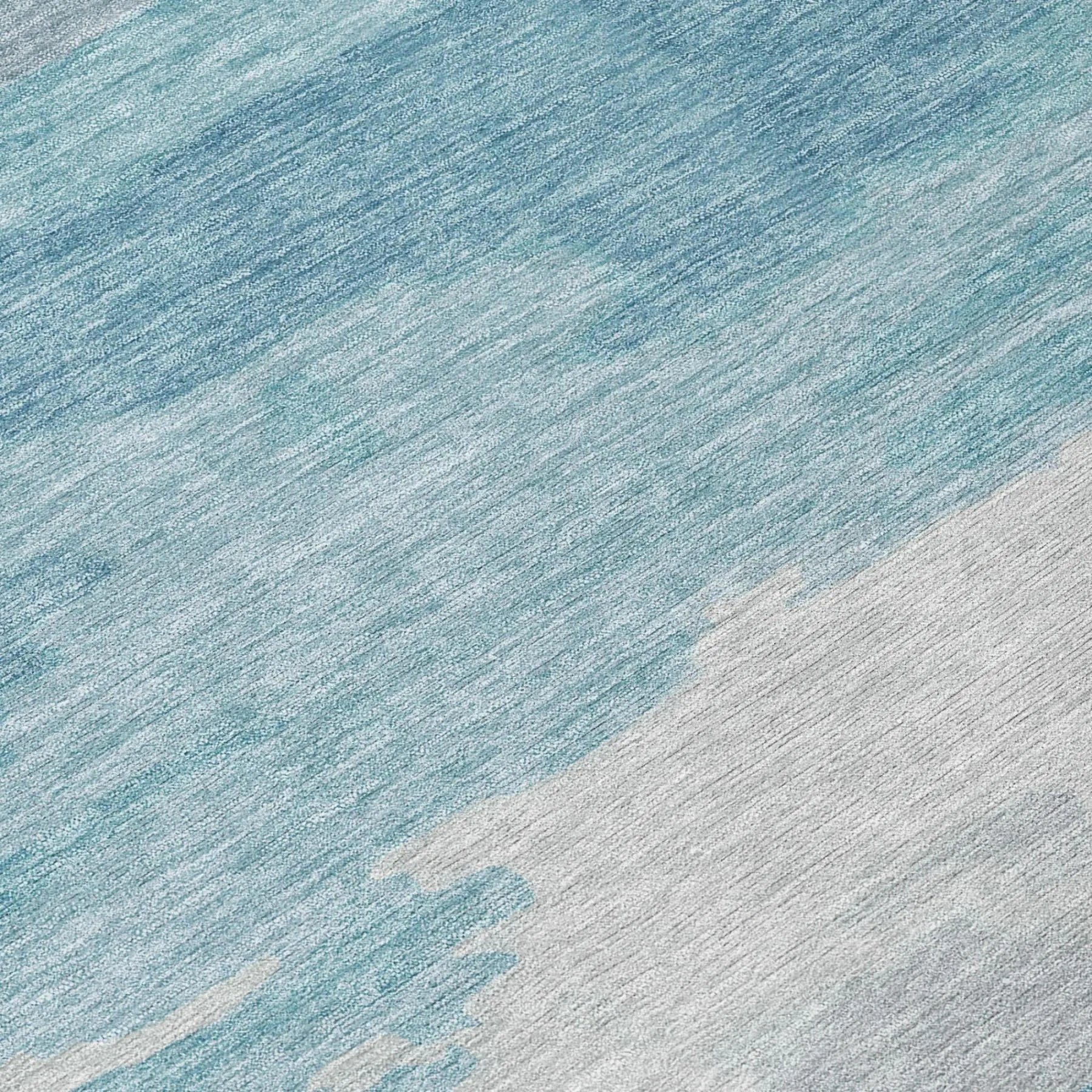3' X 5' Sky Blue And Blue Abstract Washable Indoor Outdoor Area Rug Homeroots Outdoor