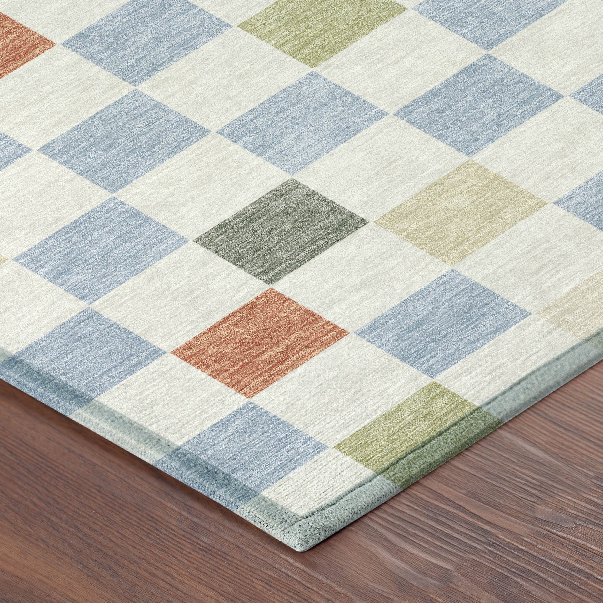 3' X 5' Sky Blue And Gray Geometric Washable Indoor Outdoor Area Rug Homeroots Outdoor