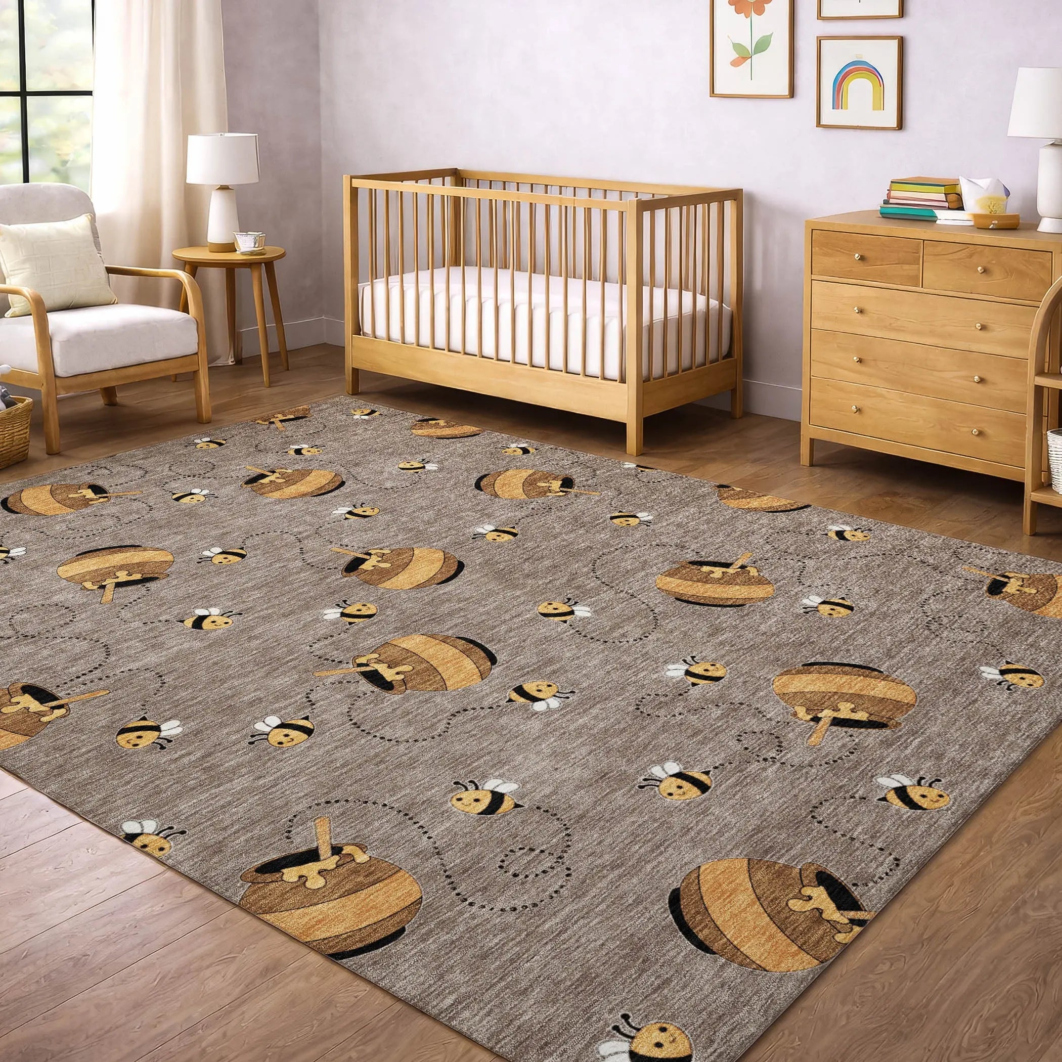 3' X 5' Taupe And Beige Geometric Washable Indoor Outdoor Area Rug Homeroots Outdoor