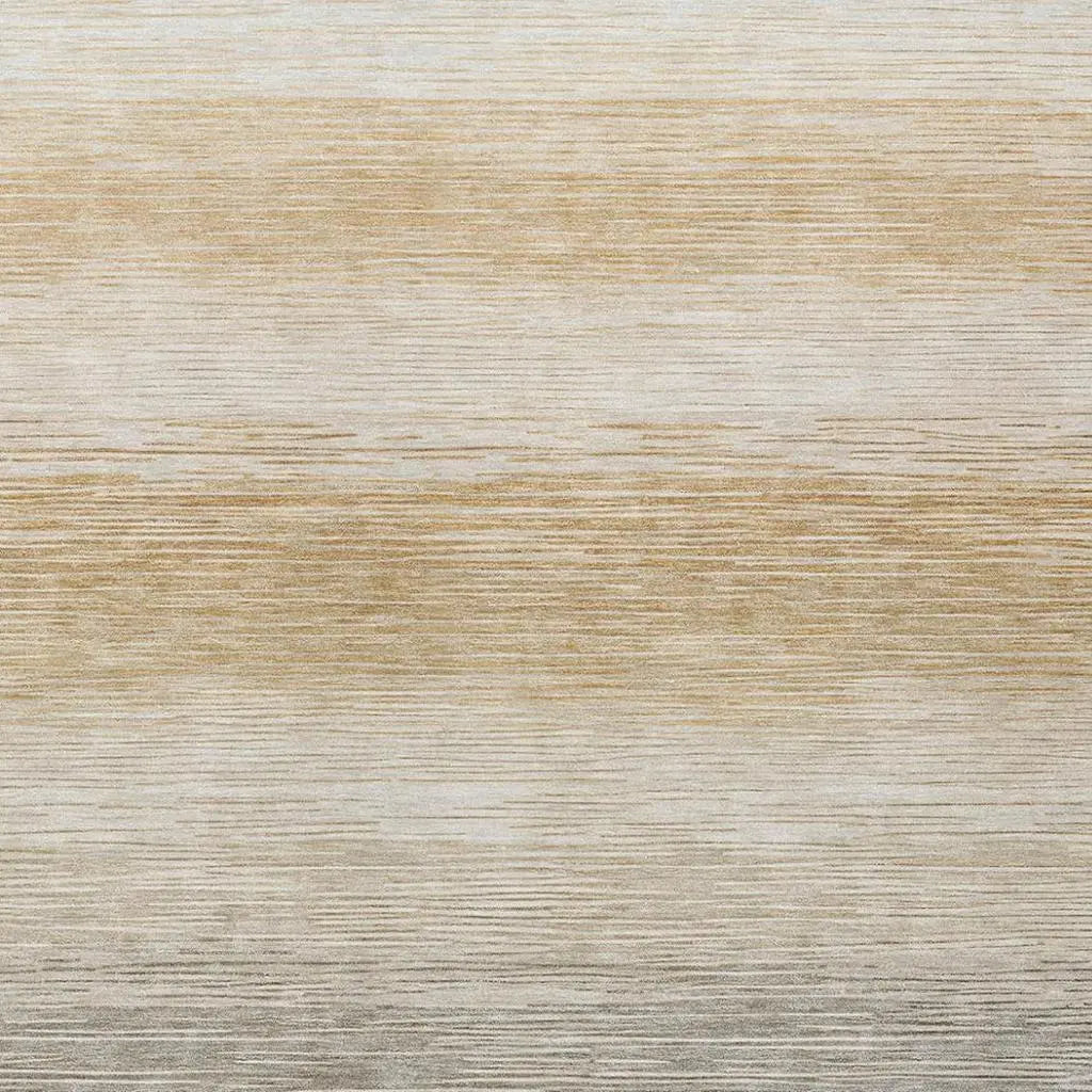 3' X 5' Taupe And Brown Striped Washable Indoor Outdoor Area Rug Homeroots Outdoor