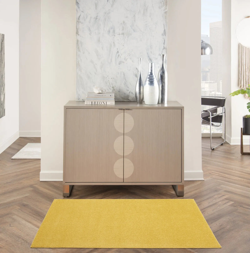 3' X 5' Yellow Indoor Outdoor Area Rug - GreatEagleInc