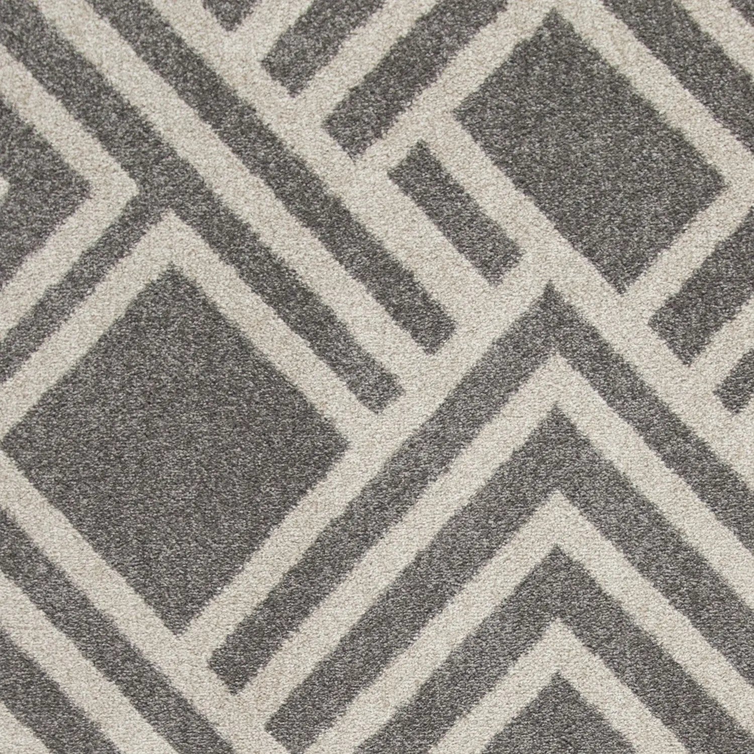 3'X5' Grey Machine Woven Uv Treated Geometric Indoor Outdoor Area Rug Homeroots Outdoor