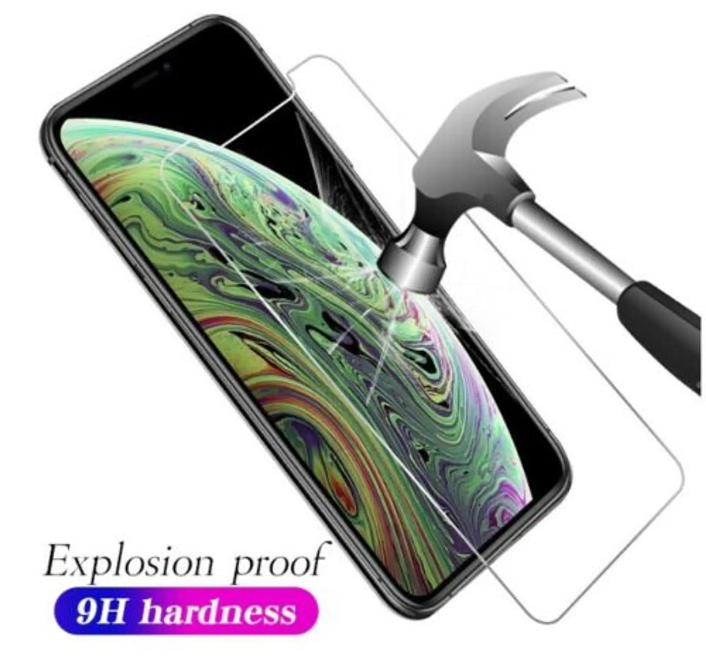 3pack Tempered Glass Screen Protector For iPhone XR (6.1 Inch) Easy Install Indoor Outdoor
