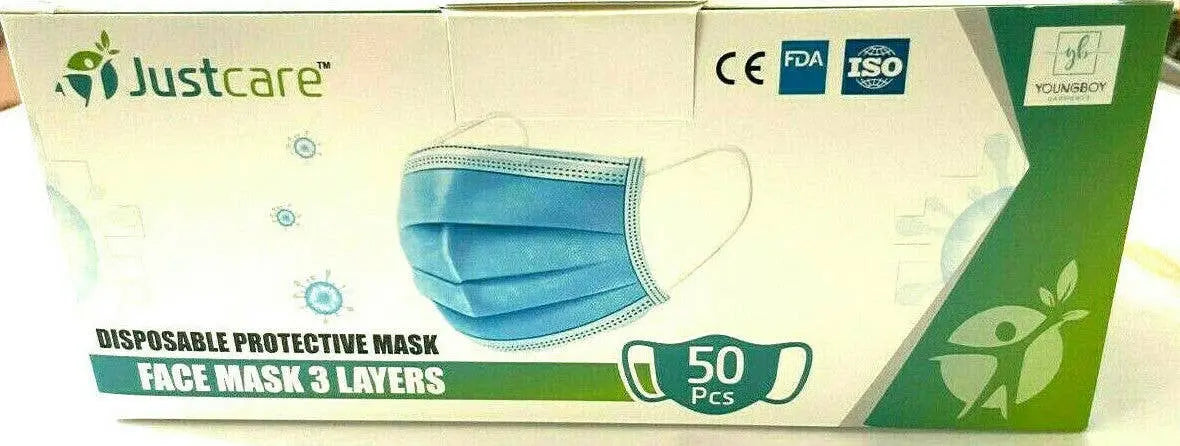 40 Boxes of Face Mask Mouth & Nose Protector Disposable Masks Blue Special Deal Free Fast Shipping Hashir Products