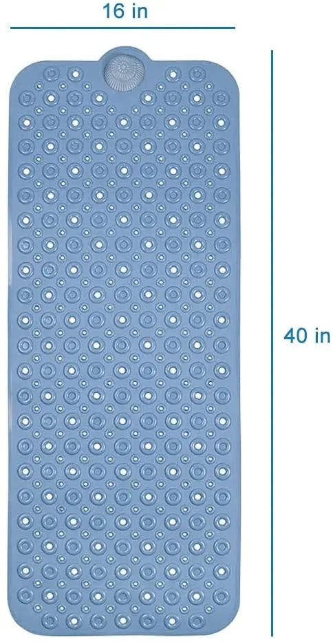 40" Blue Bubbles Non Slip Bathtub Mat - GreatEagleInc