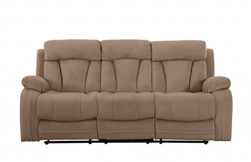 40" Modern Beige Fabric Sofa Homeroots Living Room