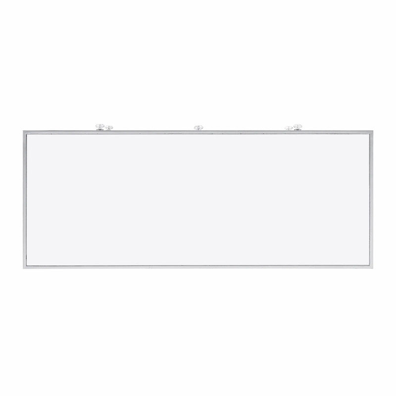 40" Silver Glass Three Drawer Sideboard with Three Doors Homeroots Kitchen & Dining
