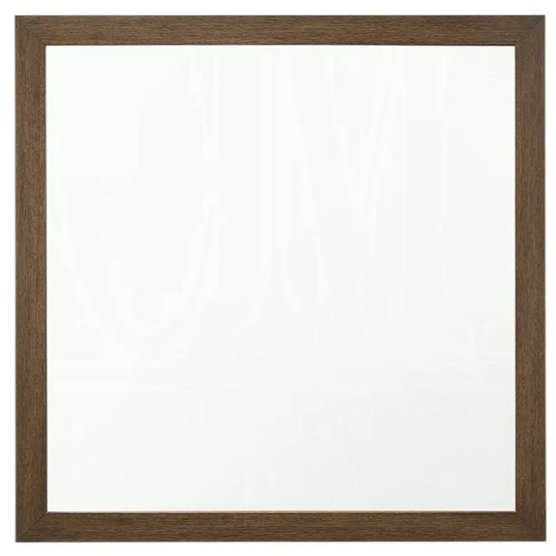 40" Square Wood Framed Accent Mirror Homeroots Bed & Bath