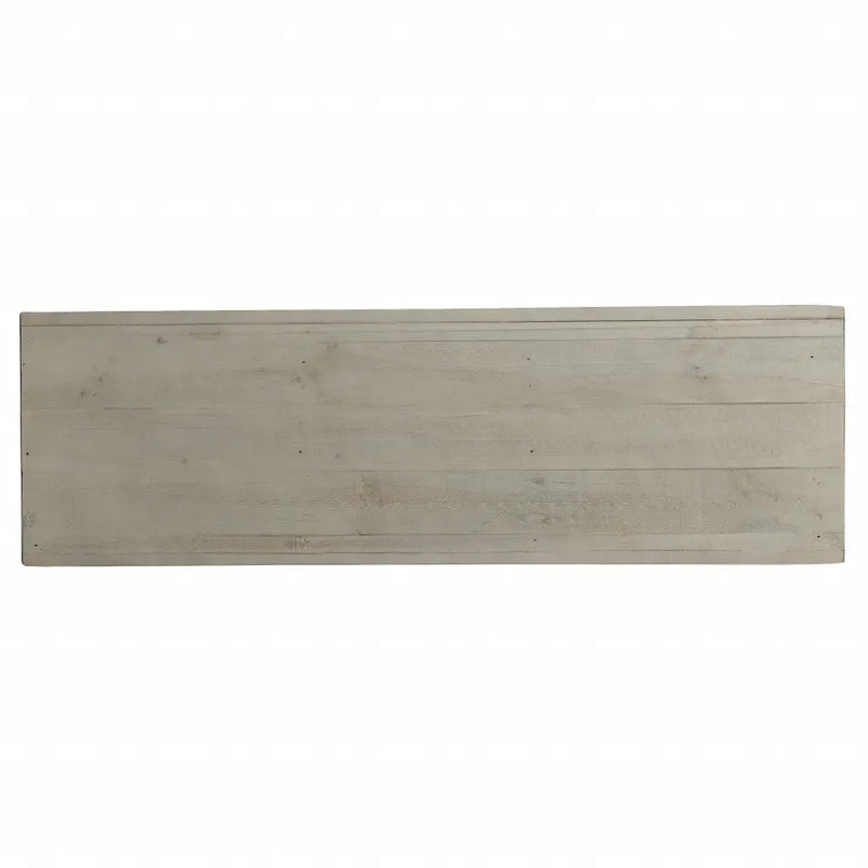 40" White Carved Geometric Sideboard with Two Doors Homeroots Kitchen & Dining