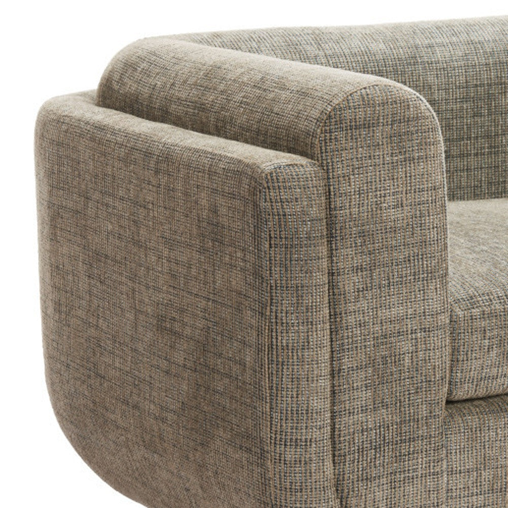41" Green and Black Upholstered Arm Chair Homeroots Living Room