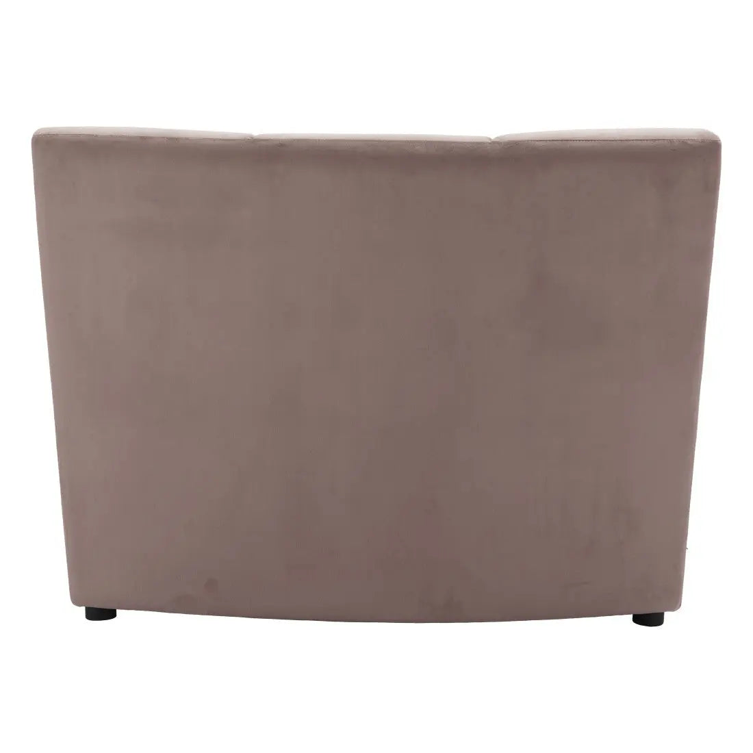 42" Beige Velvet Modular Sofa Homeroots Living Room