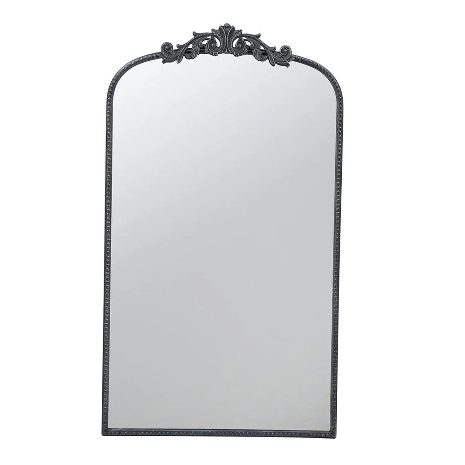 42" Black Arch Iron Framed Accent Mirror Homeroots Bed & Bath