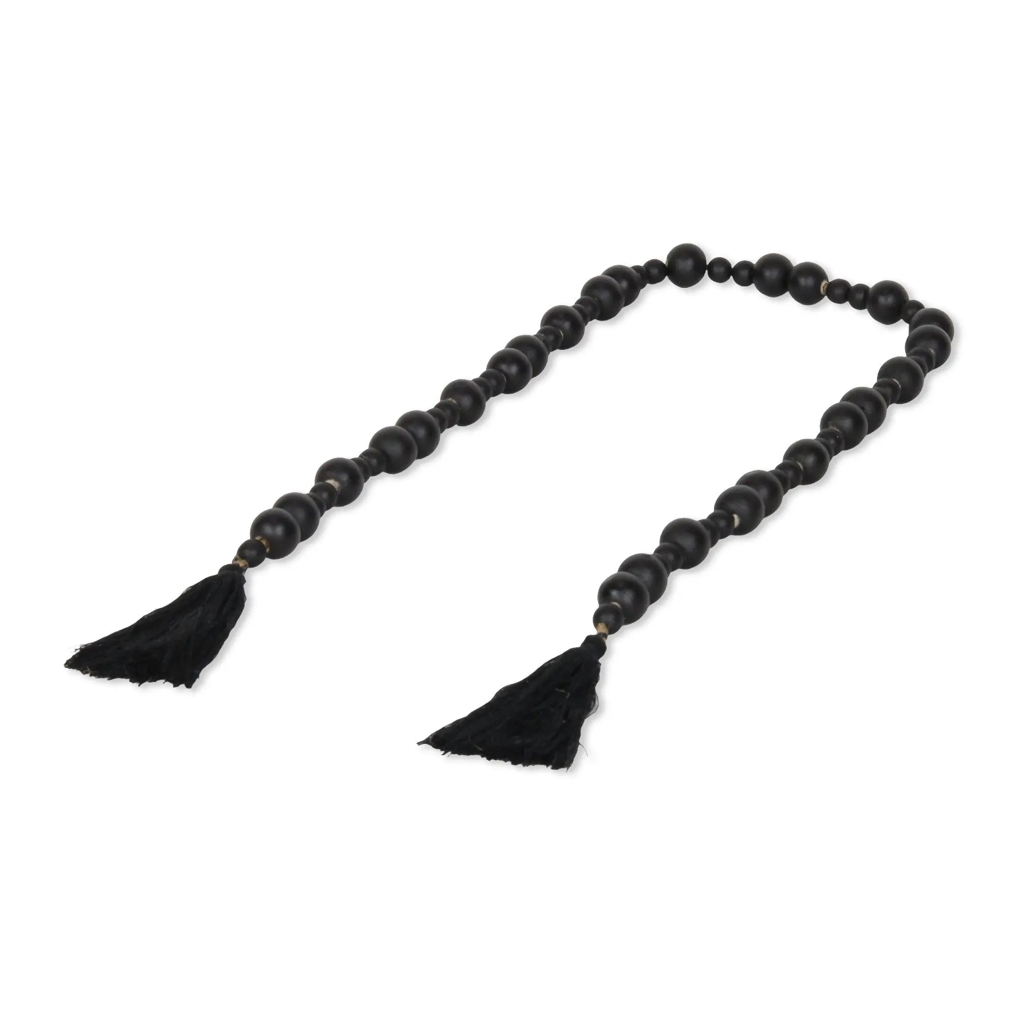 42" Black Wood Hand Painted Decorative Tassel GreatEagleInc
