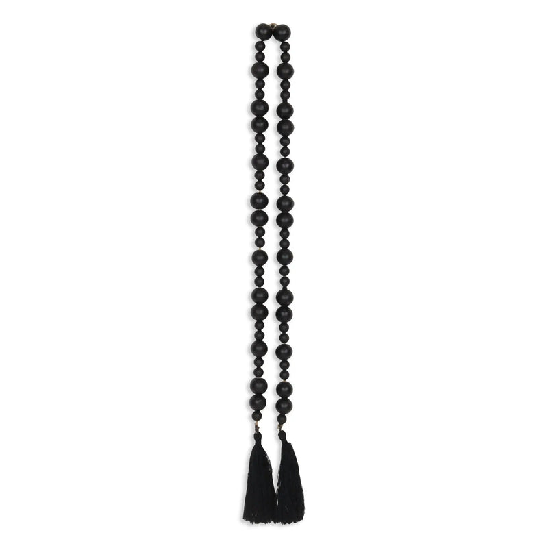 42" Black Wood Hand Painted Decorative Tassel GreatEagleInc