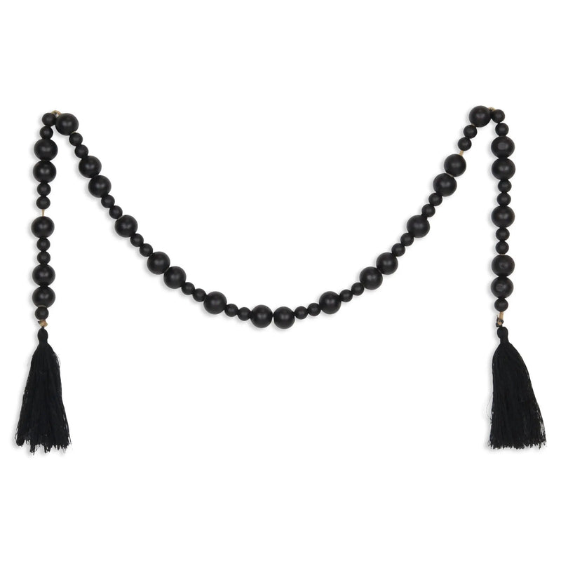 42" Black Wood Hand Painted Decorative Tassel GreatEagleInc