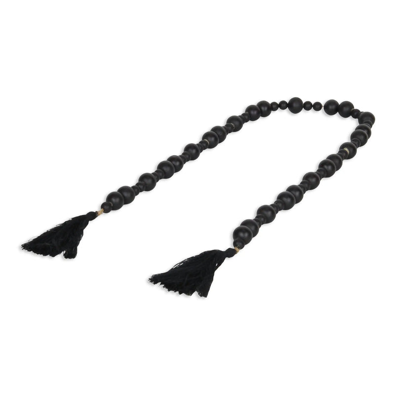 42" Black Wood Hand Painted Decorative Tassel GreatEagleInc