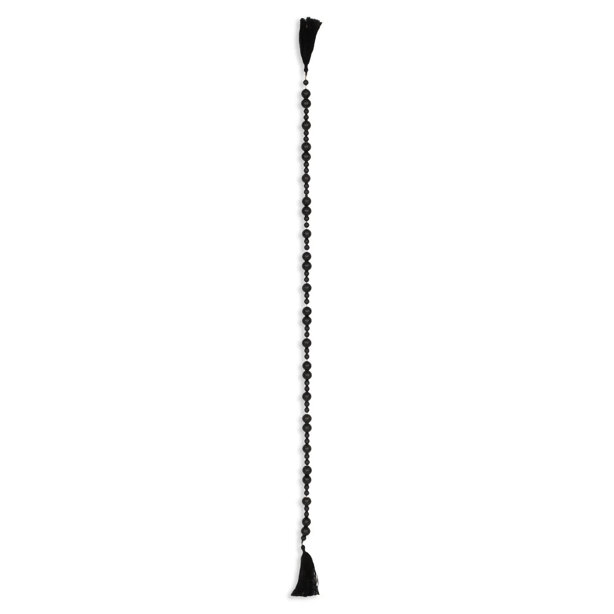 42" Black Wood Hand Painted Decorative Tassel GreatEagleInc