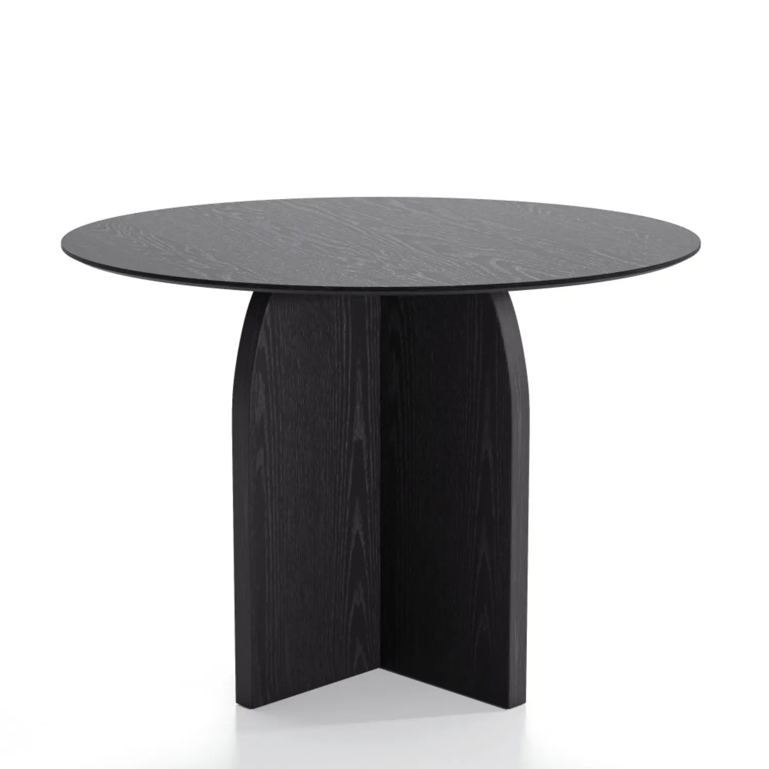 42" Black Wood Rounded Bar Table Homeroots Kitchen & Dining